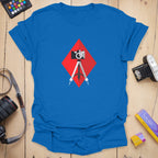 T-Shirt With Diamond Camera Design for Photography Fans
