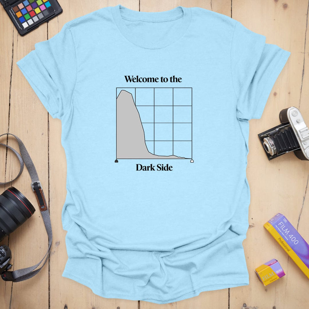 T-Shirt With Dark Histogram Photography Design