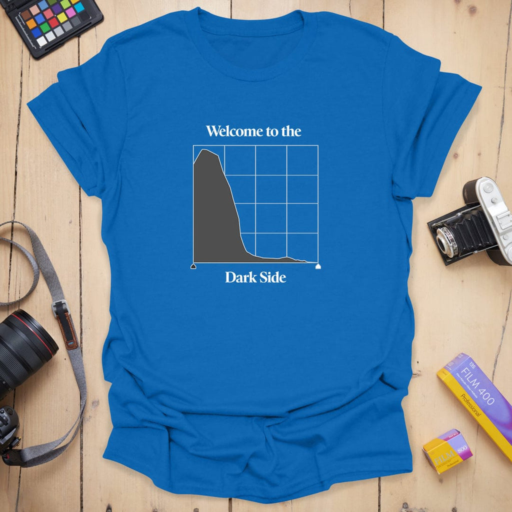 T-Shirt With Dark Histogram Photography Design