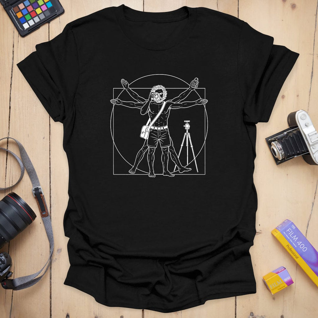 T-Shirt With Da Vinci-Inspired Photographer Design