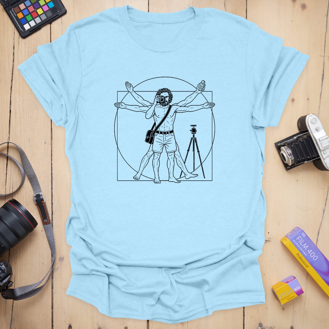 T-Shirt With Da Vinci-Inspired Photographer Design