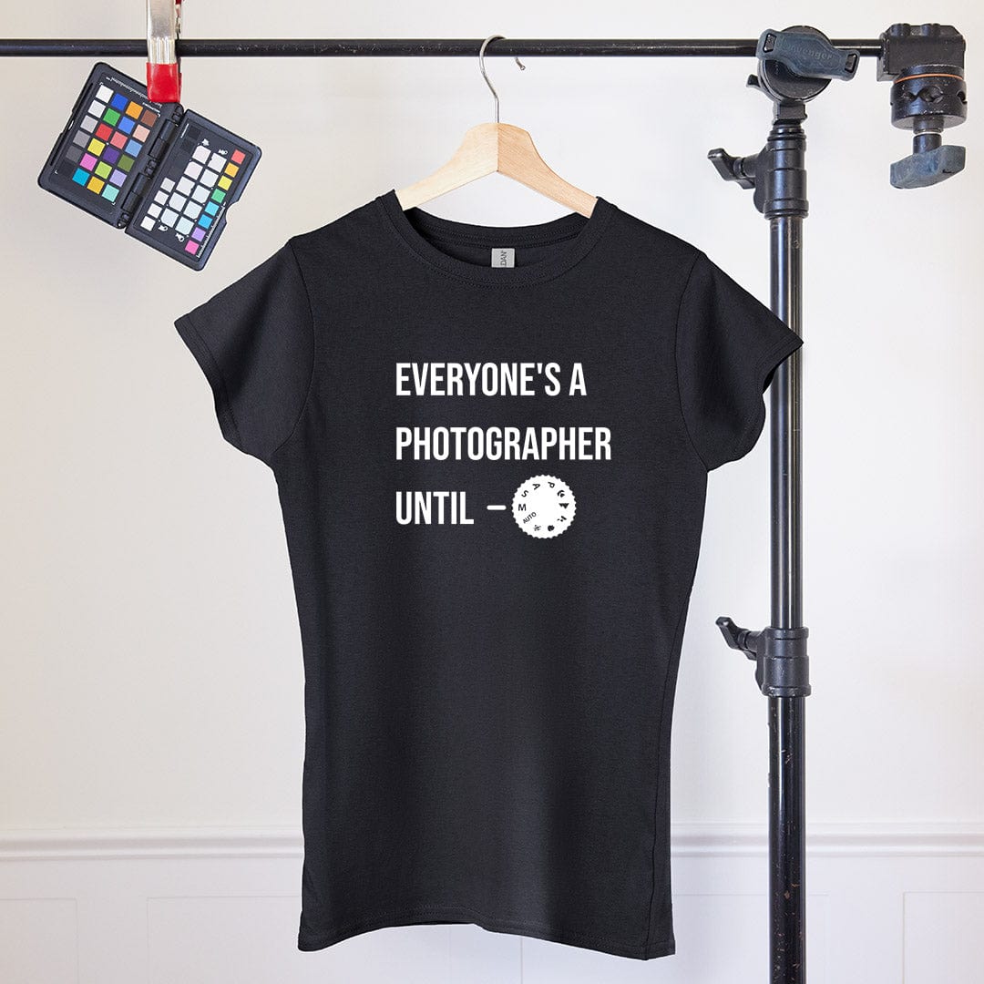 Women's T-Shirt: Photographer Humor Graphic