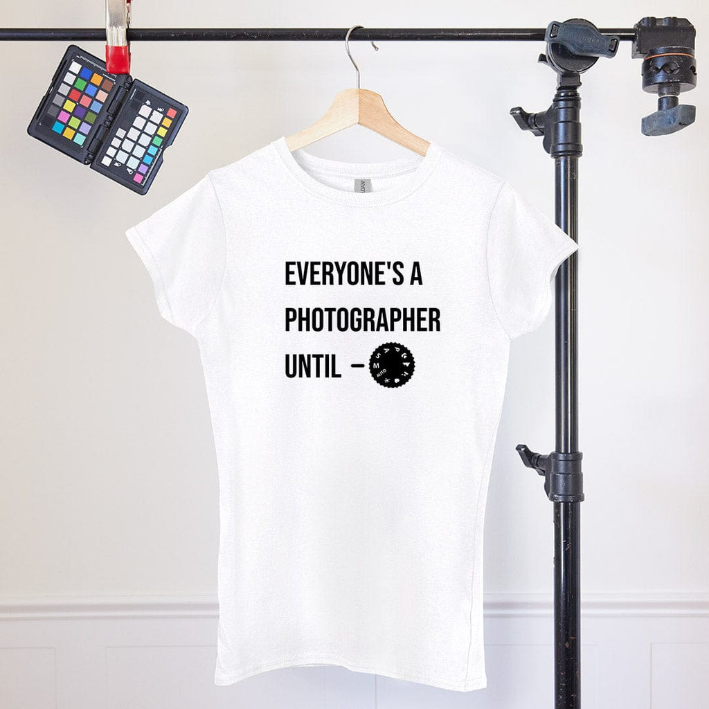 Women's T-Shirt: Photographer Humor Graphic