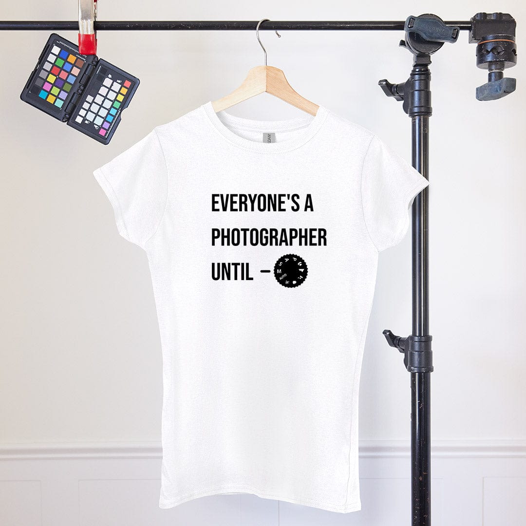 Women's T-Shirt: Photographer Humor Graphic