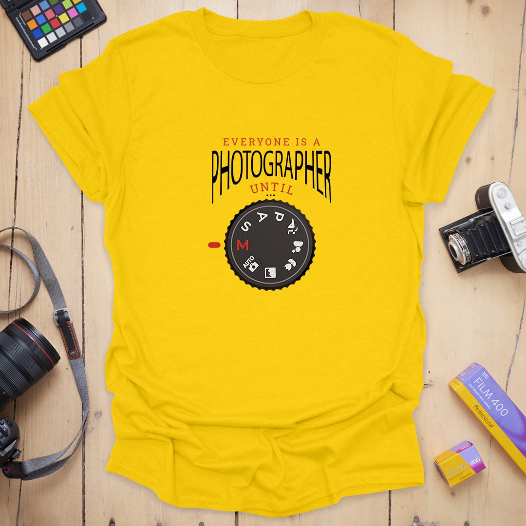 T-Shirt for Photographers Who Shoot in Manual