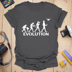 T-Shirt With Evolution of Photography Design