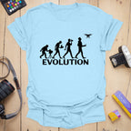 T-Shirt With Evolution of Photography Design