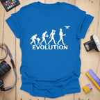 T-Shirt With Evolution of Photography Design