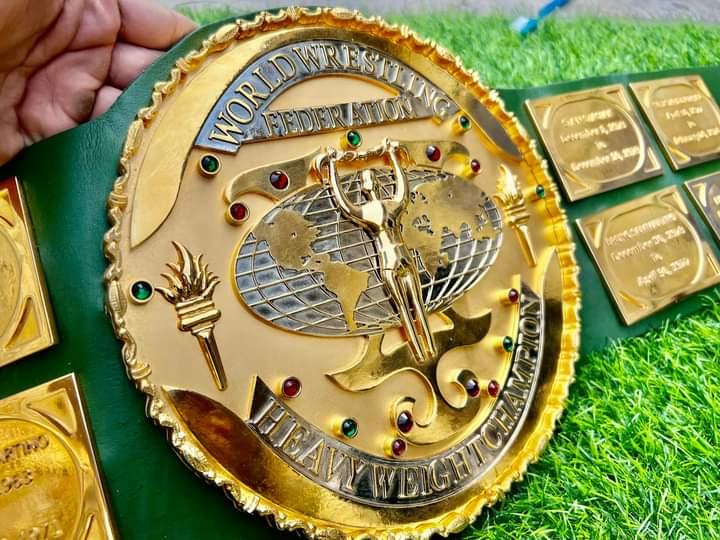 Championship Belt Big Green 3D CNC Replica