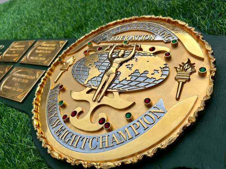 Championship Belt Big Green 3D CNC Replica