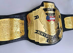 WCW US Heavyweight CNC Championship Belt With Cowhide Strap