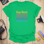 T-Shirt With Retro Fun Fact Graphic for Offline Souls