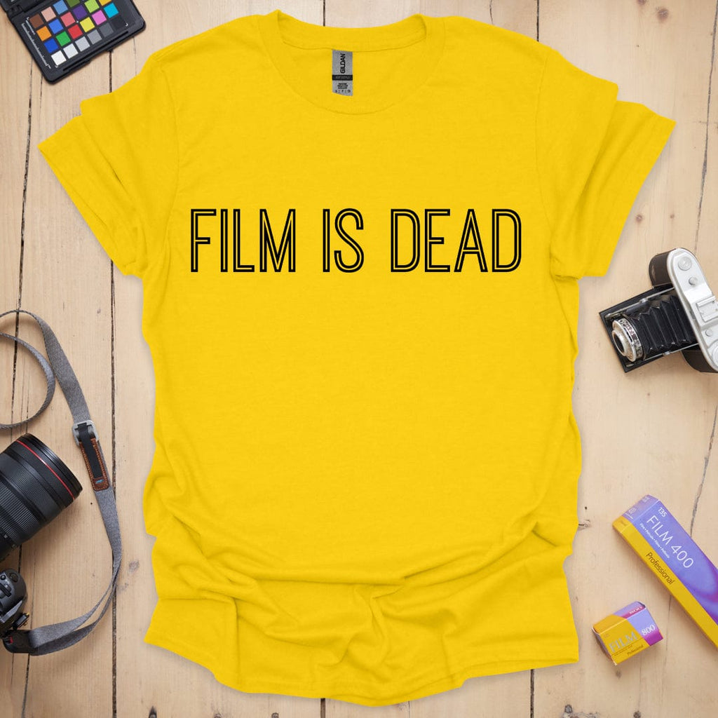 T-Shirt With Film Is Dead Digital Photography Design