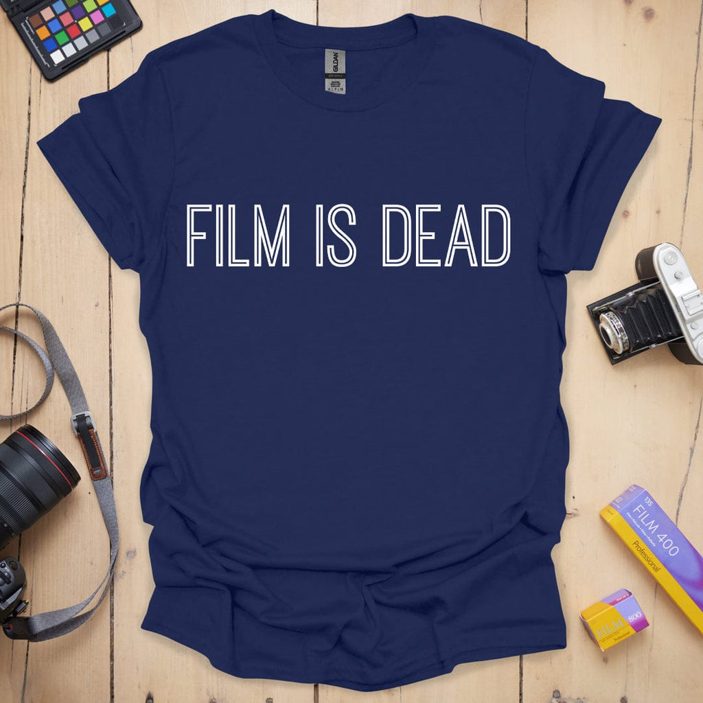 T-Shirt With Film Is Dead Digital Photography Design