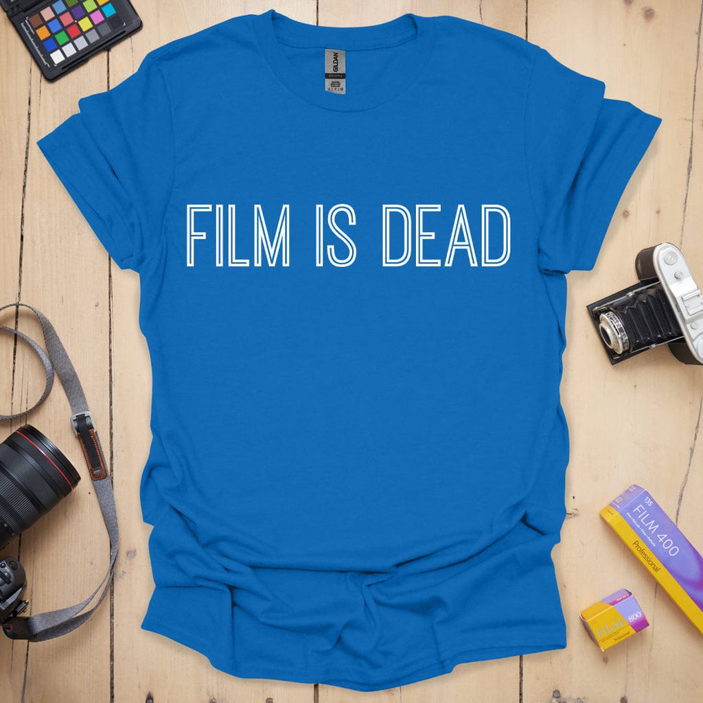 T-Shirt With Film Is Dead Digital Photography Design