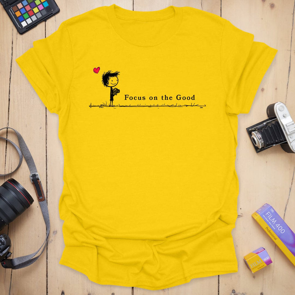 T-Shirt With a Focus on the Good Photography Design