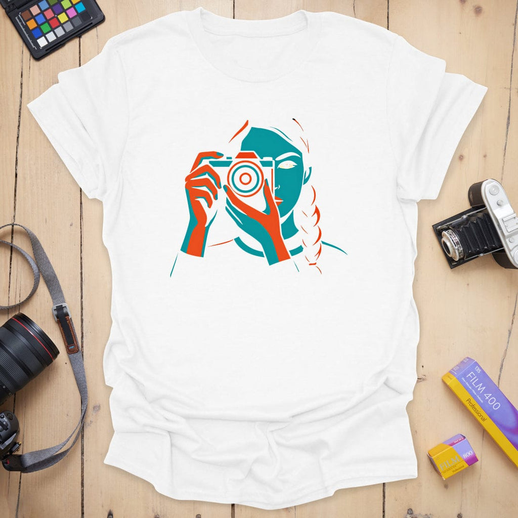 T-Shirt With Framed Shooter Graphic Design