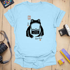 T-Shirt With Zen Frog Photographer Graphic