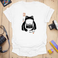T-Shirt With Zen Frog Photographer Graphic