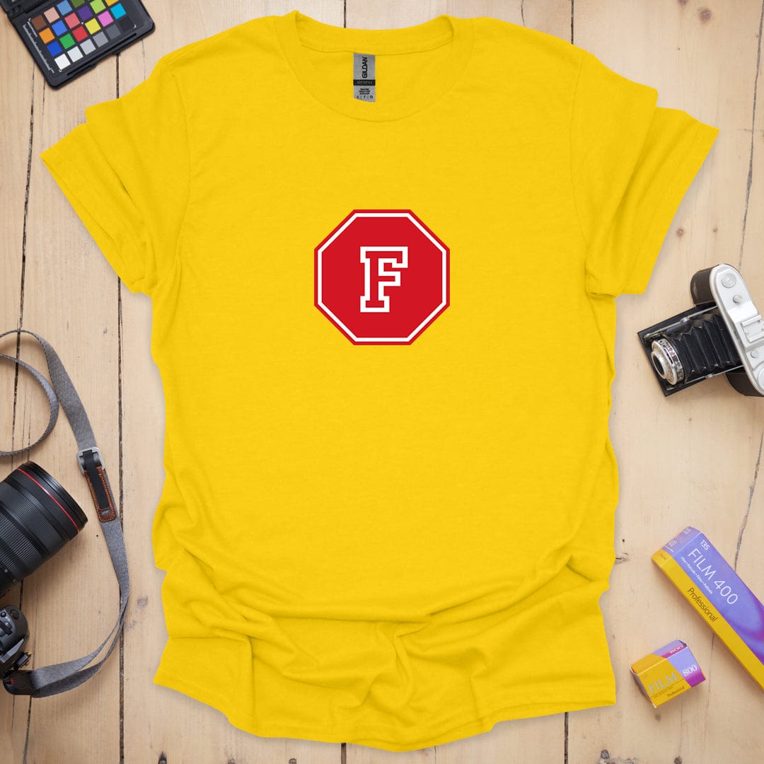 T-Shirt With F-Stop Sign Design for Photography Fans