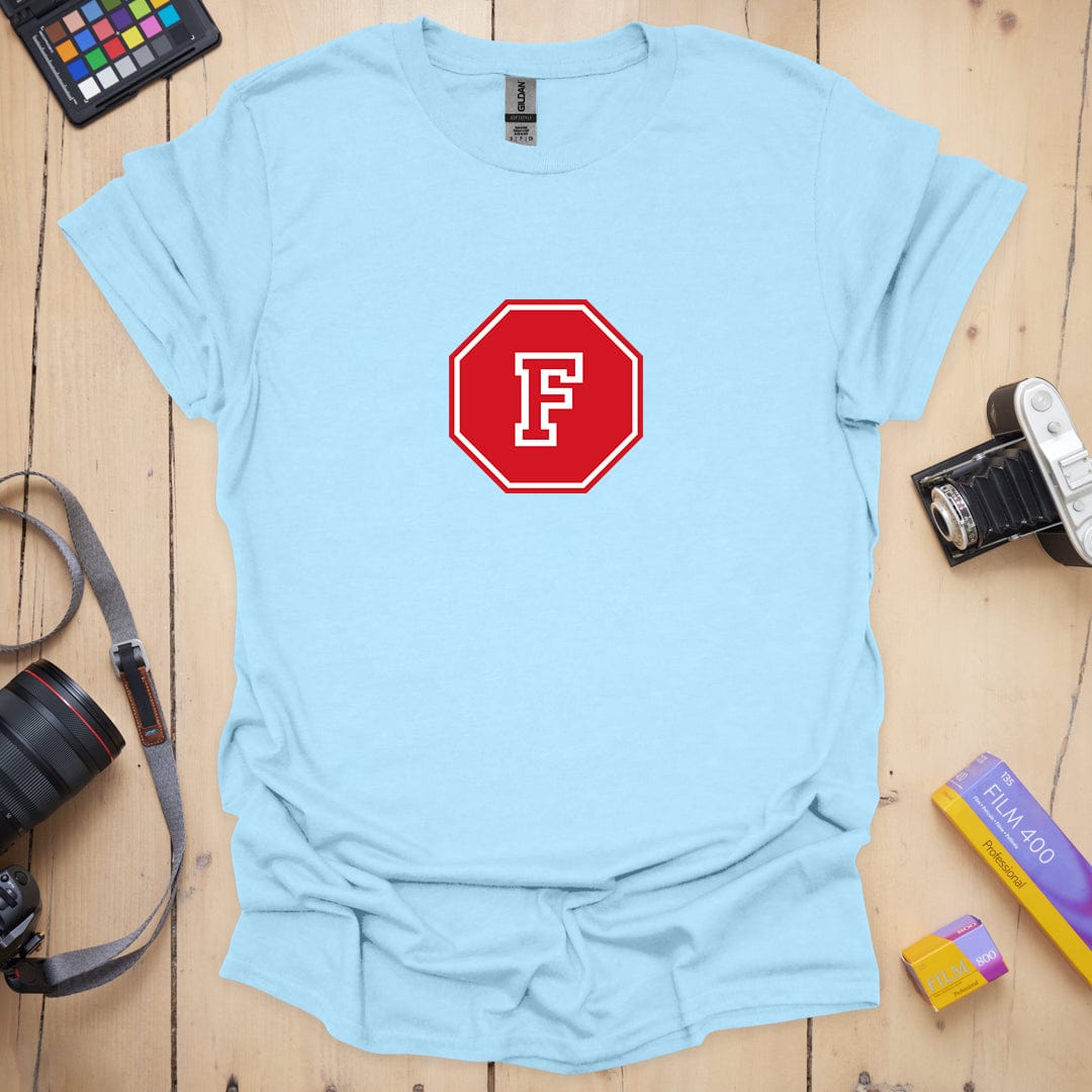 T-Shirt With F-Stop Sign Design for Photography Fans