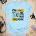 T-Shirt With Vintage Camera Art for Photography Lovers