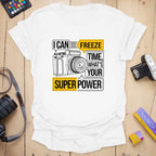T-Shirt With Vintage Camera Art for Photography Lovers