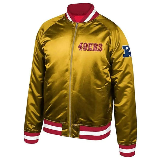 Faithful to The Bay Satin Jacket - San Francisco 49ers Pride