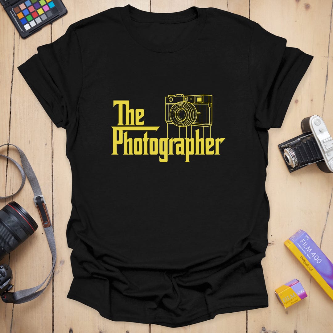 T-Shirt With Godfather Photographer Graphic