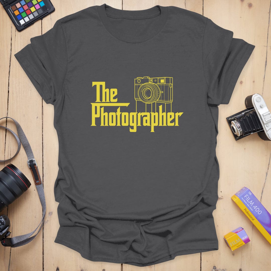 T-Shirt With Godfather Photographer Graphic
