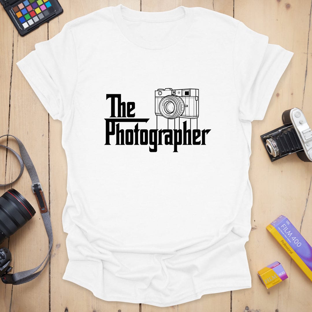 T-Shirt With Godfather Photographer Graphic