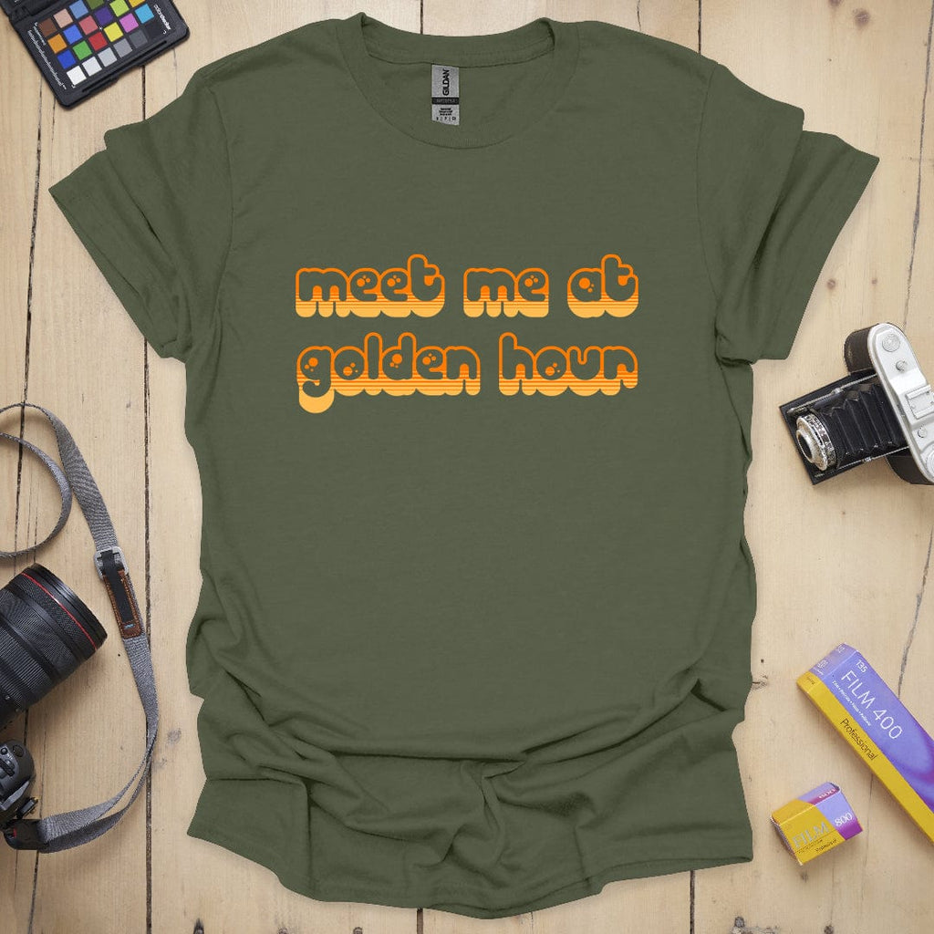 T-Shirt With Golden Hour Sunset Vibes