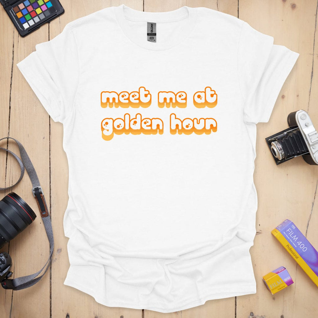 T-Shirt With Golden Hour Sunset Vibes