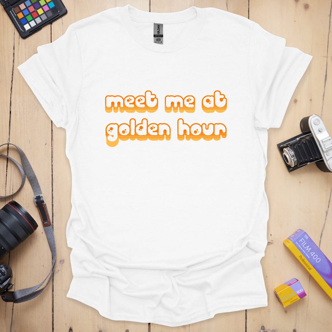 T-Shirt With Golden Hour Sunset Vibes