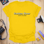 T-Shirt With Golden Hour Vintage Photography Design
