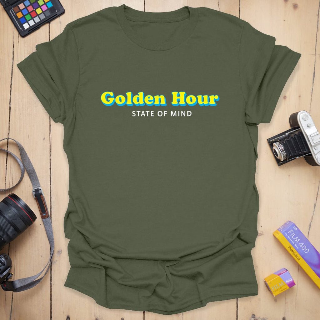 T-Shirt With Golden Hour Vintage Photography Design
