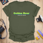 T-Shirt With Golden Hour Vintage Photography Design