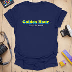 T-Shirt With Golden Hour Vintage Photography Design