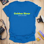 T-Shirt With Golden Hour Vintage Photography Design