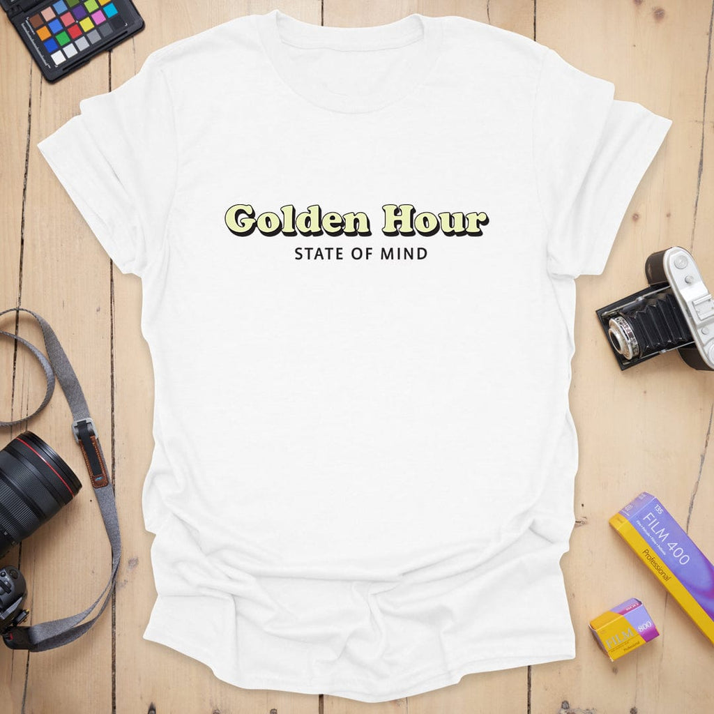 T-Shirt With Golden Hour Vintage Photography Design