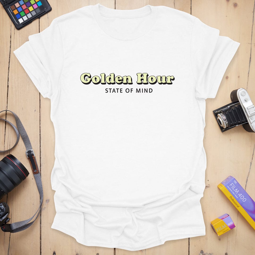 T-Shirt With Golden Hour Vintage Photography Design