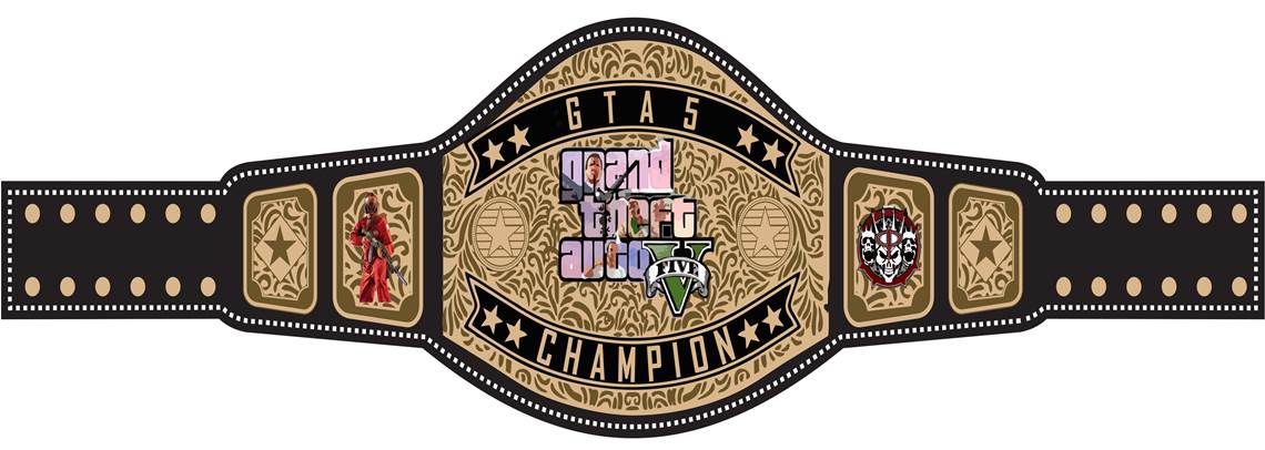 Grand Theft Auto V Championship Wrestling Belt - Customize Wrestling Belts