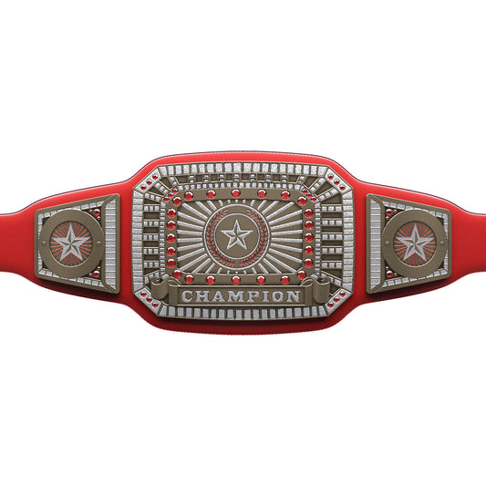 Champion Award Belt - Red & Silver [CAB-52-RED-S]