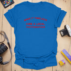 T-Shirt With Vintage Typography for Local Photography Fans