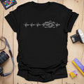 T-Shirt Heartbeat Design for Photography Lovers
