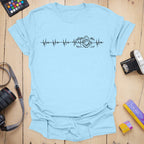 T-Shirt Heartbeat Design for Photography Lovers
