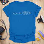 T-Shirt Heartbeat Design for Photography Lovers