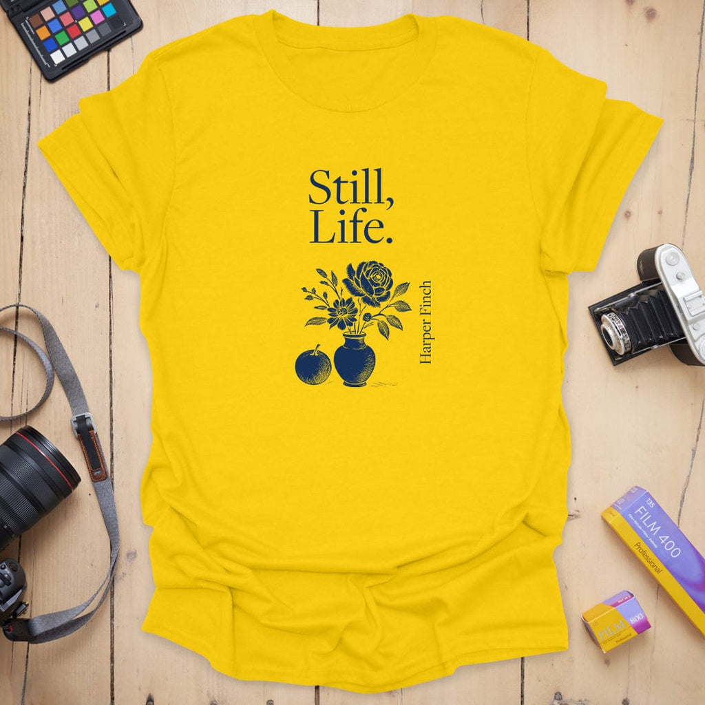T-Shirt With Vintage Still Life Floral Fruit Art