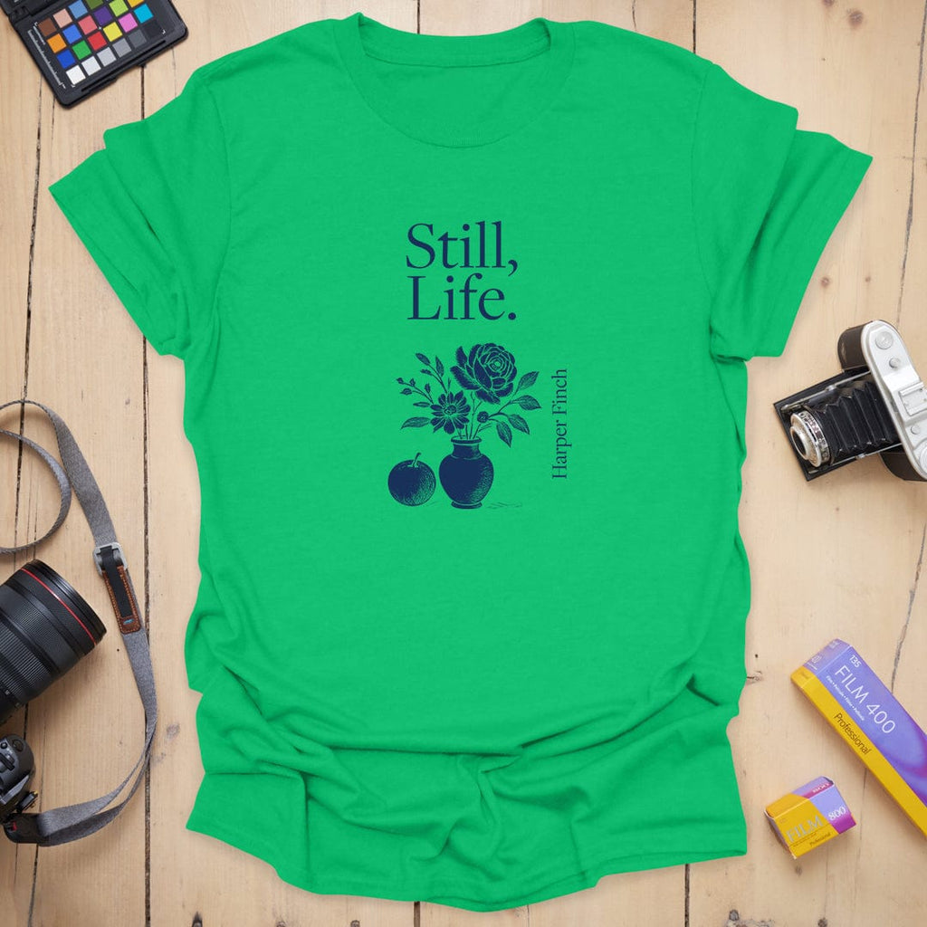 T-Shirt With Vintage Still Life Floral Fruit Art