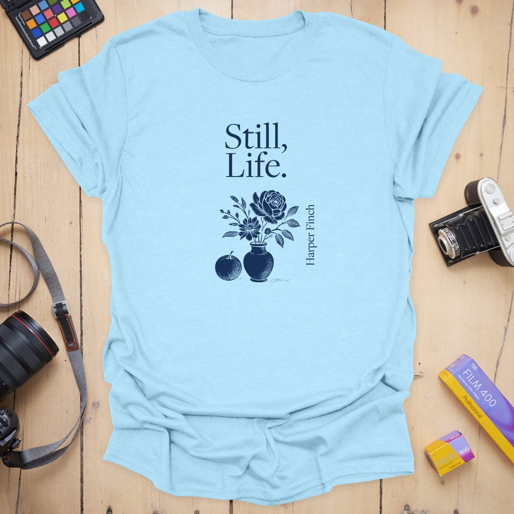 T-Shirt With Vintage Still Life Floral Fruit Art